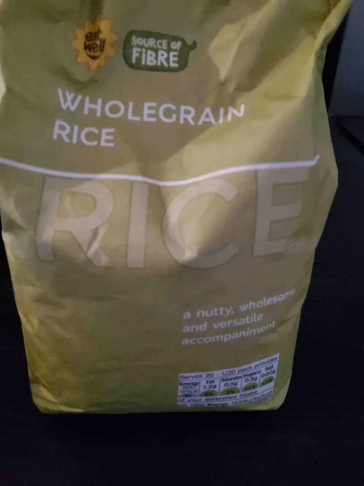 Wholegrain rice, raw