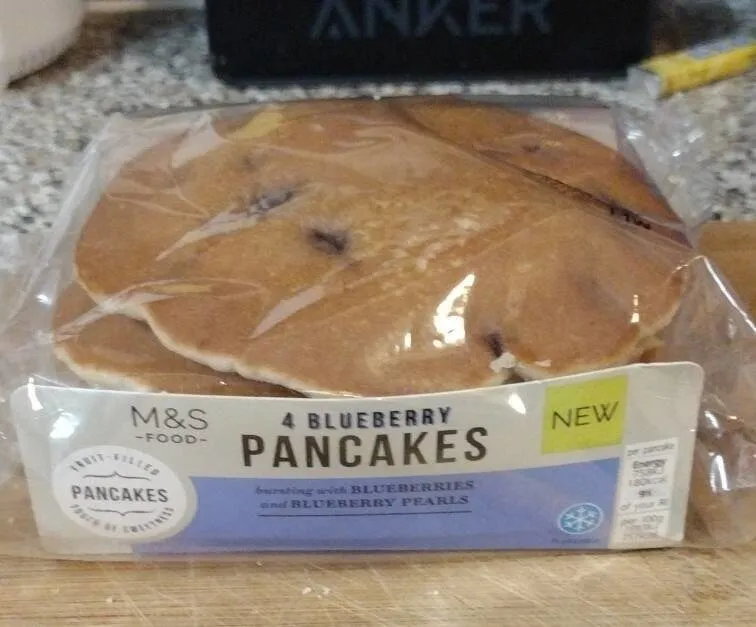 Blueberry pancakes
