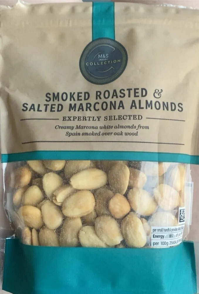 Smoked roasted & salted marcona almonds