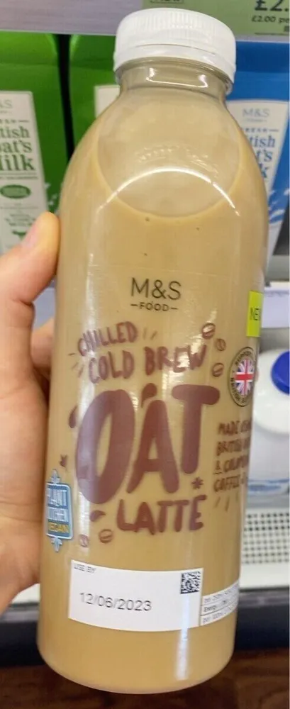 Chilled cold brew oat latte