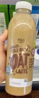 Chilled cold brew oat latte