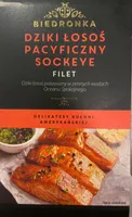 Łosos pacyficzny filet ze skórą