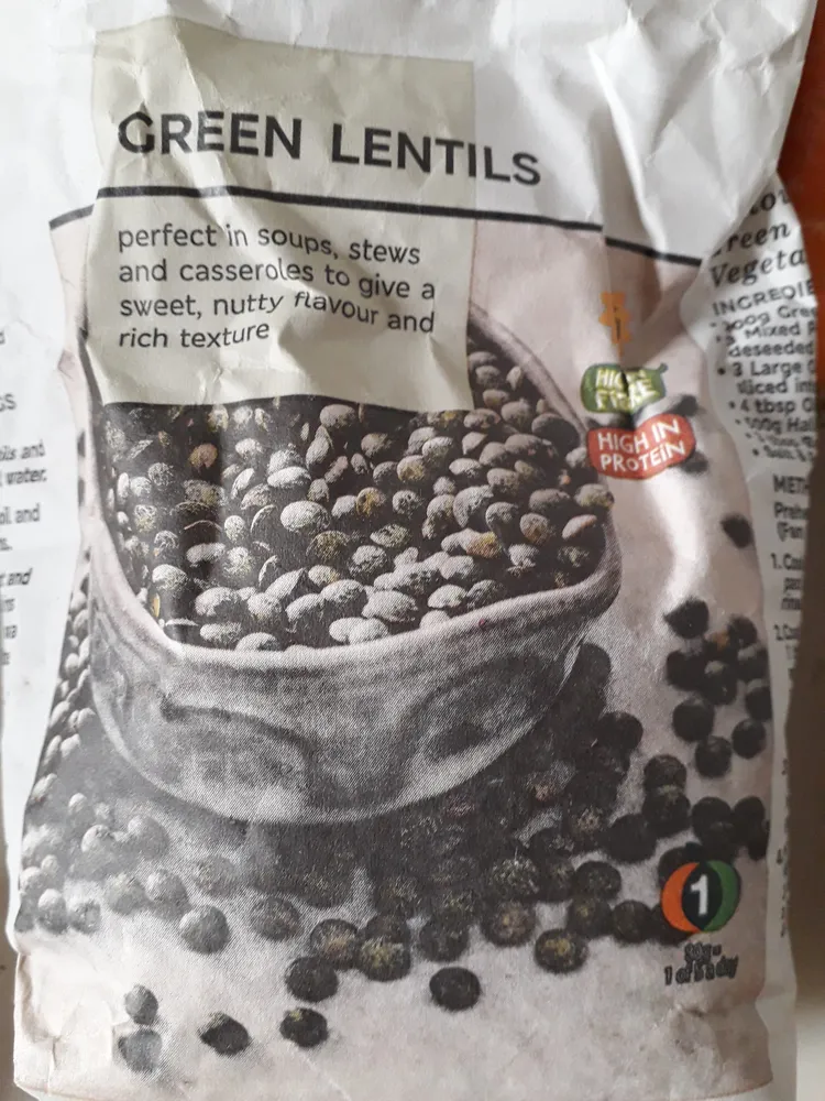 GREEN LENTILS