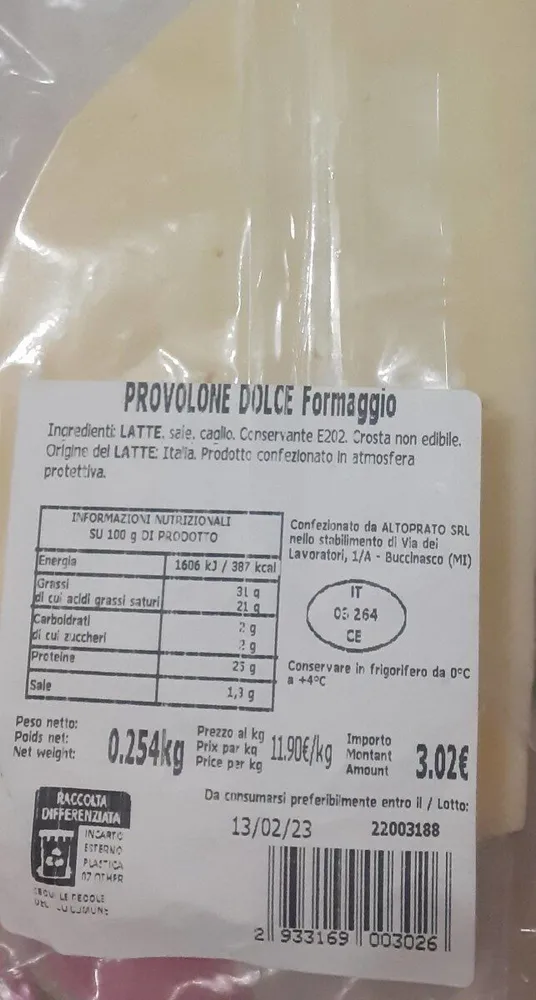Provolone dolce