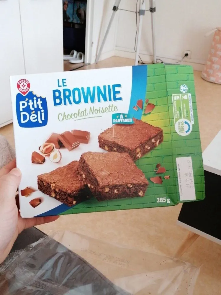 Le Brownie chocolat noisette