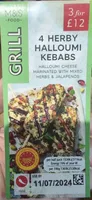Herby Halloumi Kebabs