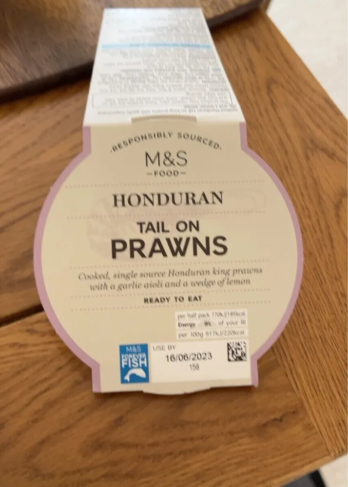 Tail on Prawns