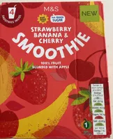 Strawberry banana & cherry
