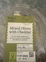 Mixed Olives with Cheddar and Rosemary Pot