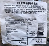 Paleta asada
