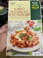 M&S tomato, mozzarella and pesto pasta bake