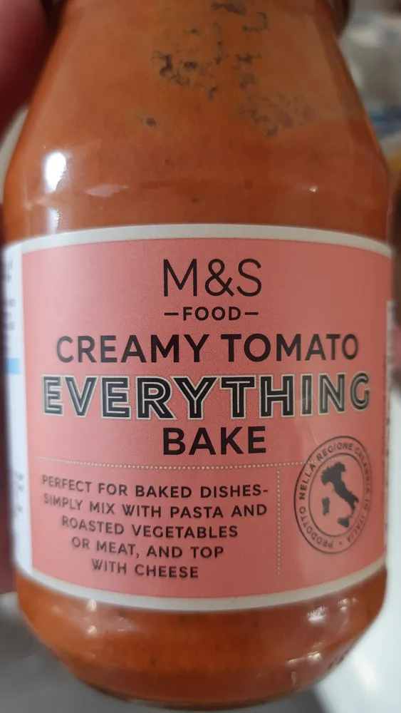 creamy tomato everything bake