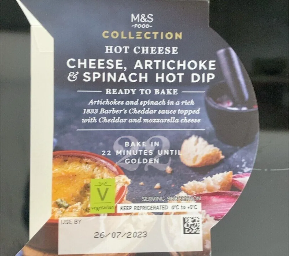 Cheese artichoke and spinach dip