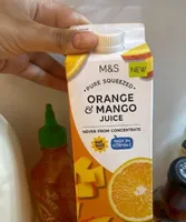 Orange & mango juice