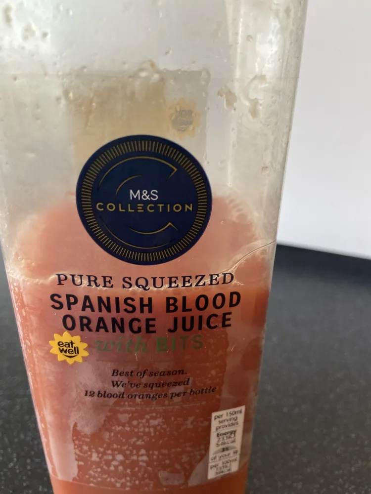 Pure Squeezed Spanish Blood Orange Juice