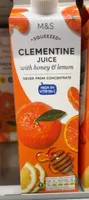 Clementine Juice with honey and lemon