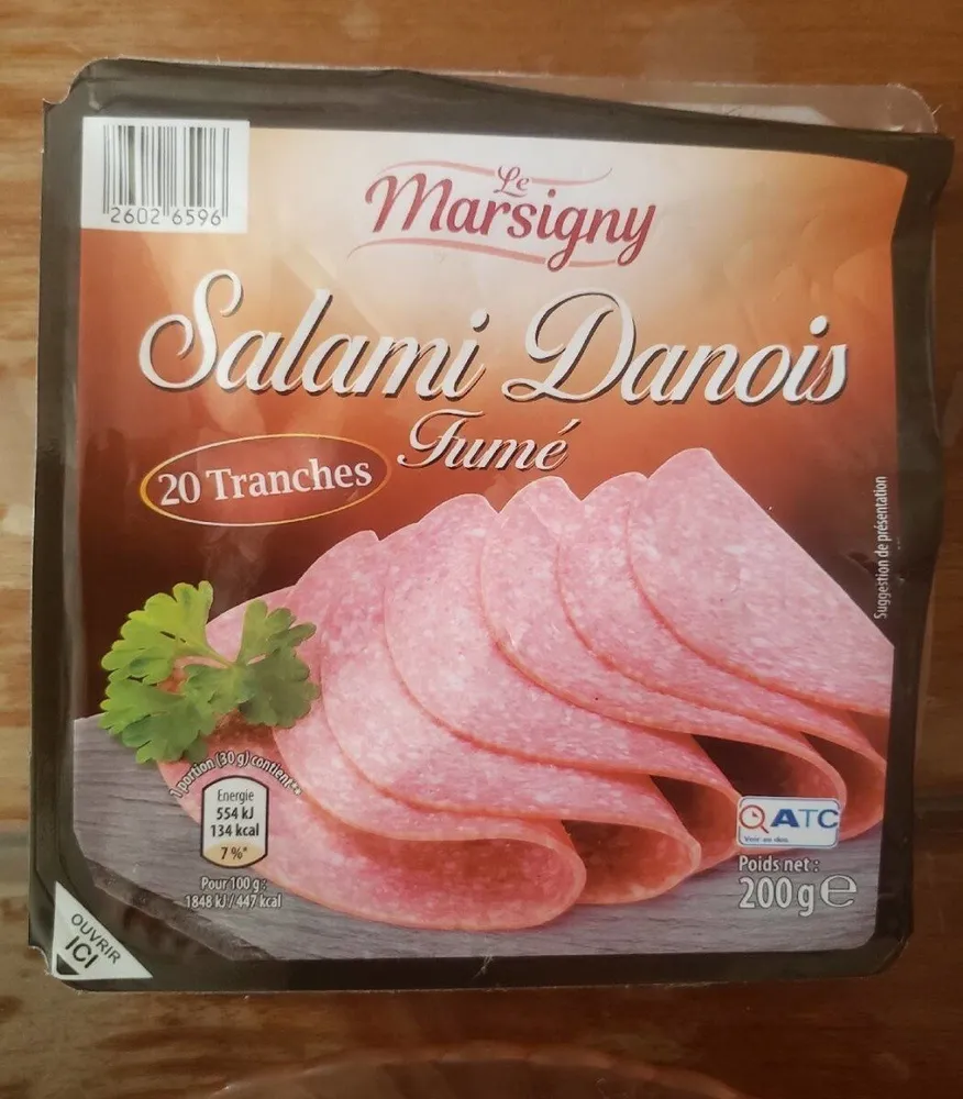 Salami danois fumé