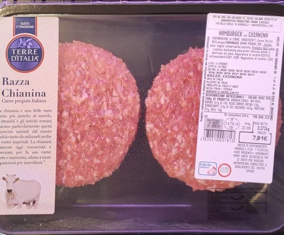 Hamburger con chianina