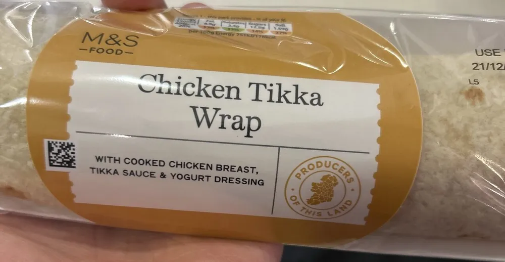 Chicken Tikka Wrap