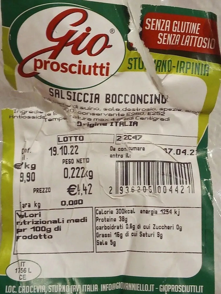 Salciccia bocconcino
