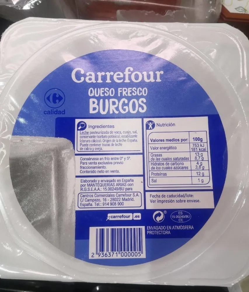 QUESO FRESCO DE BURGOS