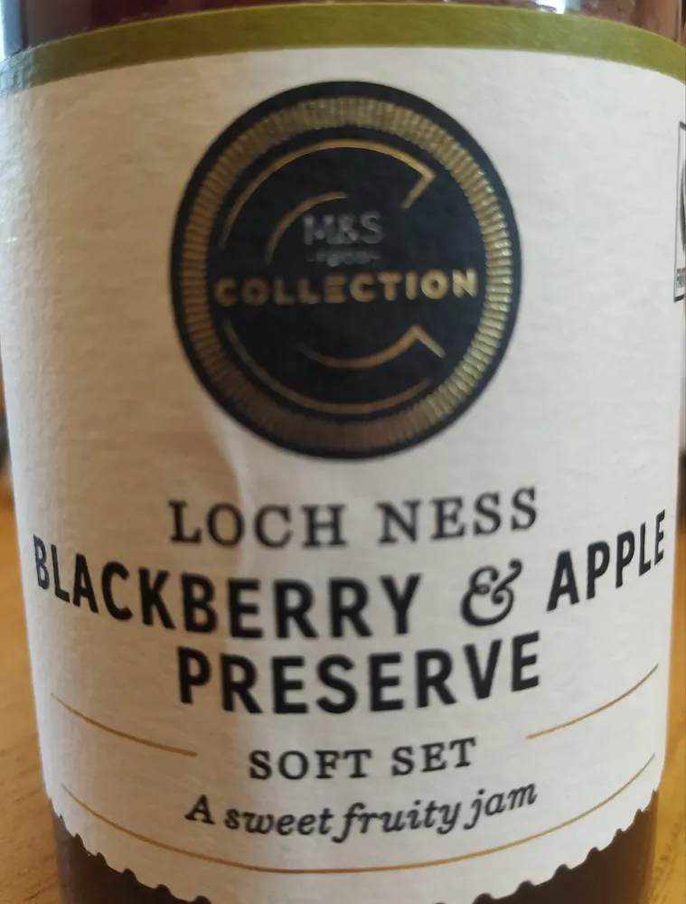 Blackberry & apple preserve