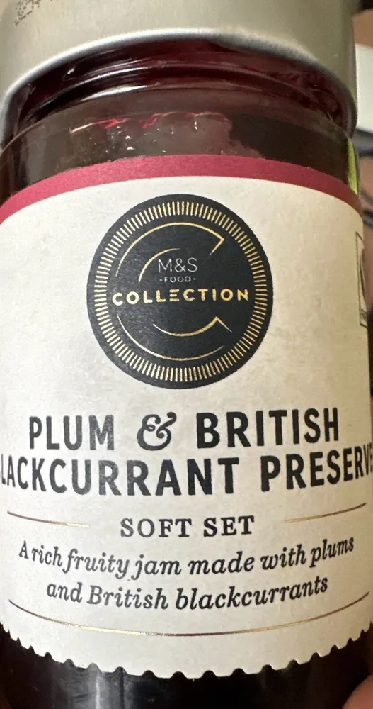 Plum & British Blackcurrant Preserve