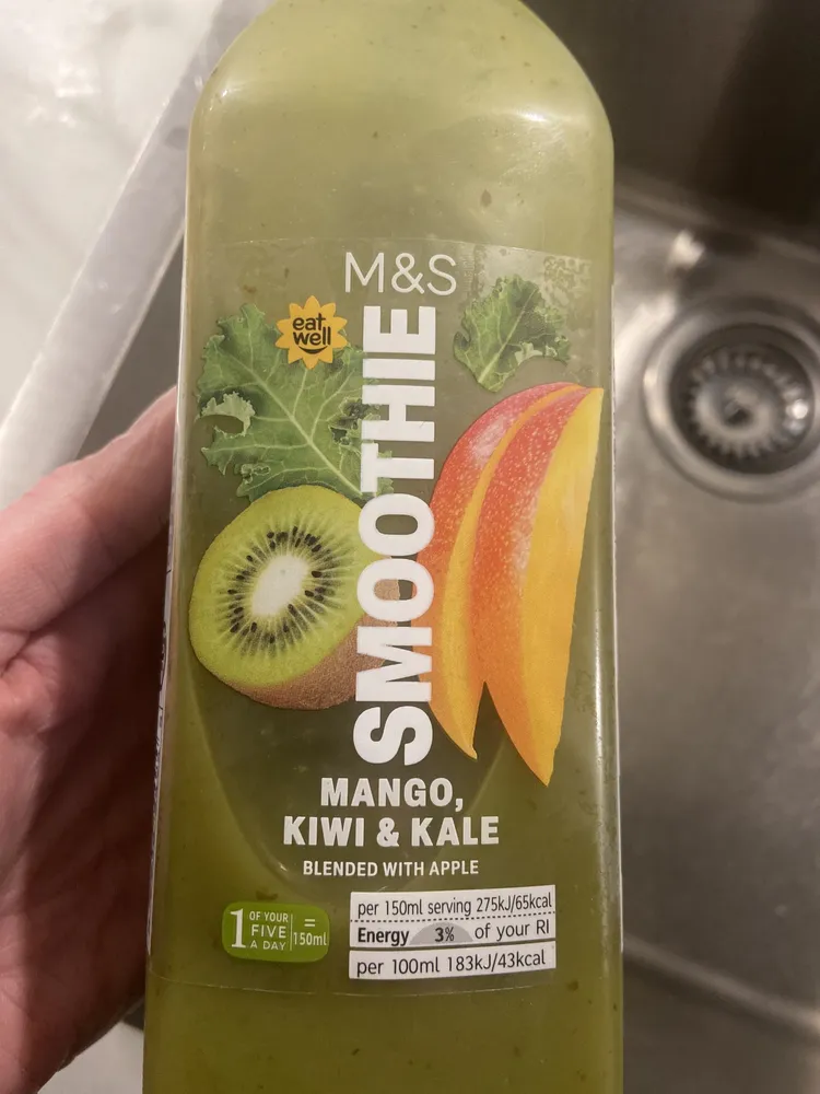Mango, Kiwi & Lime Smoothie