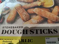 Stonebaked dough sticks