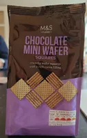 Chocolate mini wafer squares