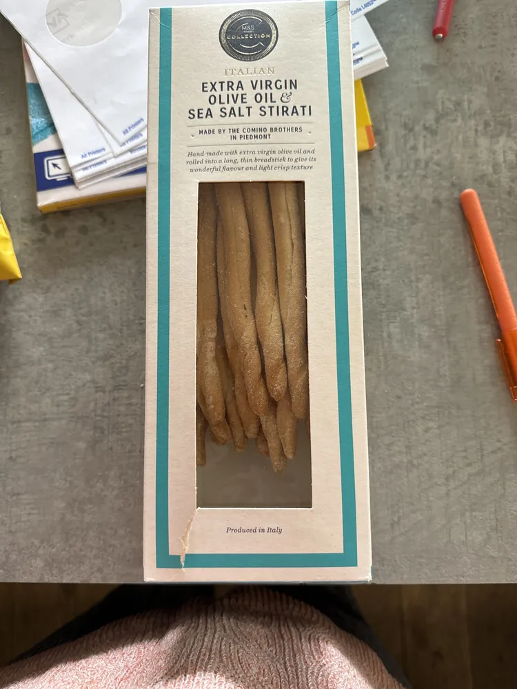 Italian extra virgin olive oil & sea salt stirati