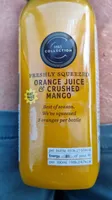 Freshly squeezed orange juice & alphonso