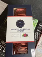 Beetroot Sourdough Cracker