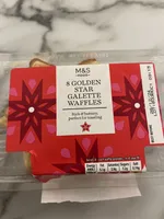 Golden Star Galette Wafdles