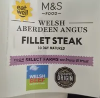 M&S Welsh Aberdeen Angus Fillet Steak