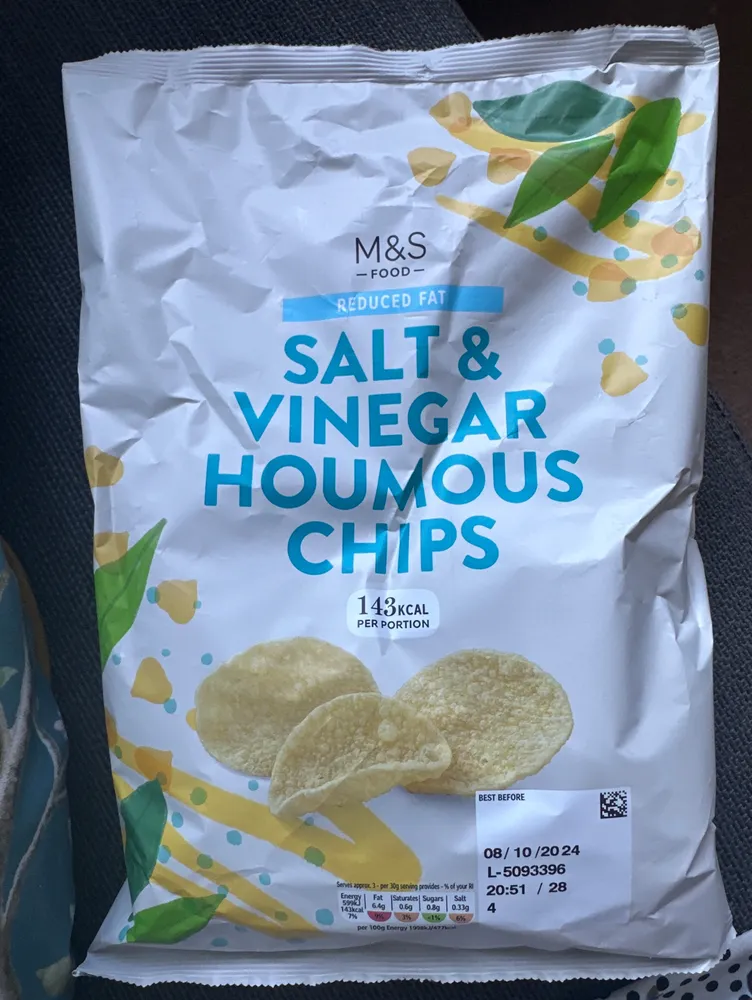 Salt & Vinegar Houmous Chips
