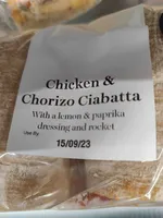 Chicken and chorizo ciabatta