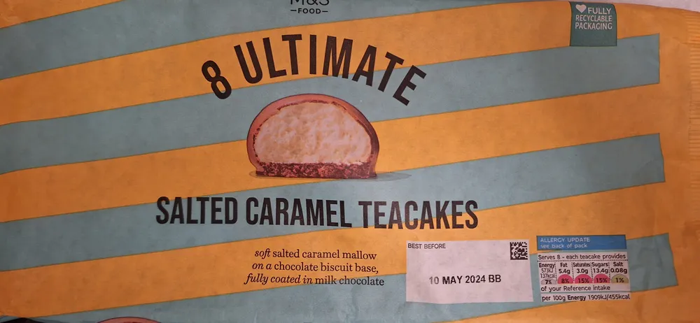 Ultimate Salted Caramel Teacake
