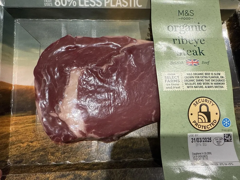 Organic Ribeye Steak
