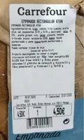 Carrefour empanada rectangular atun