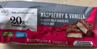 Raspberry & Vanilla Flavour Milk Chocolate Protein Bar
