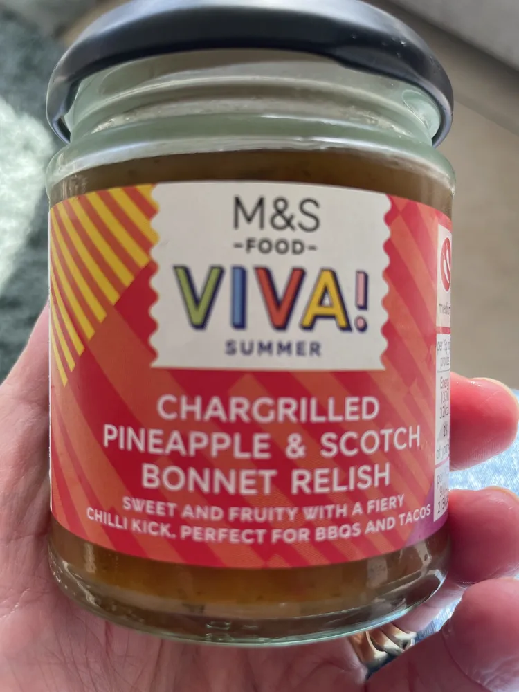 CHARGRILLED PINEAPPLE & SCOTCH BONNET RELISH