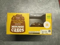 Triple Layered Banoffee Mousse Cakes