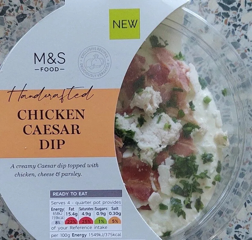 Topped Chicken Caesar Dip