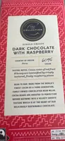 dark chocolate with freeze-dried raspberries