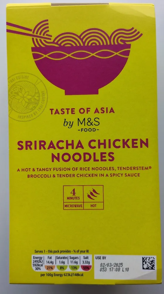 Sriracha Chicken Noodles