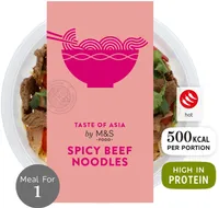 Spicy beef noodles