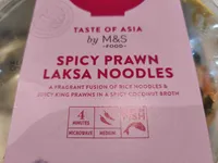 Spicy laksa prawn noodles