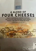 A blend of four cheeses