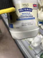 Filtered Whole British Milk
